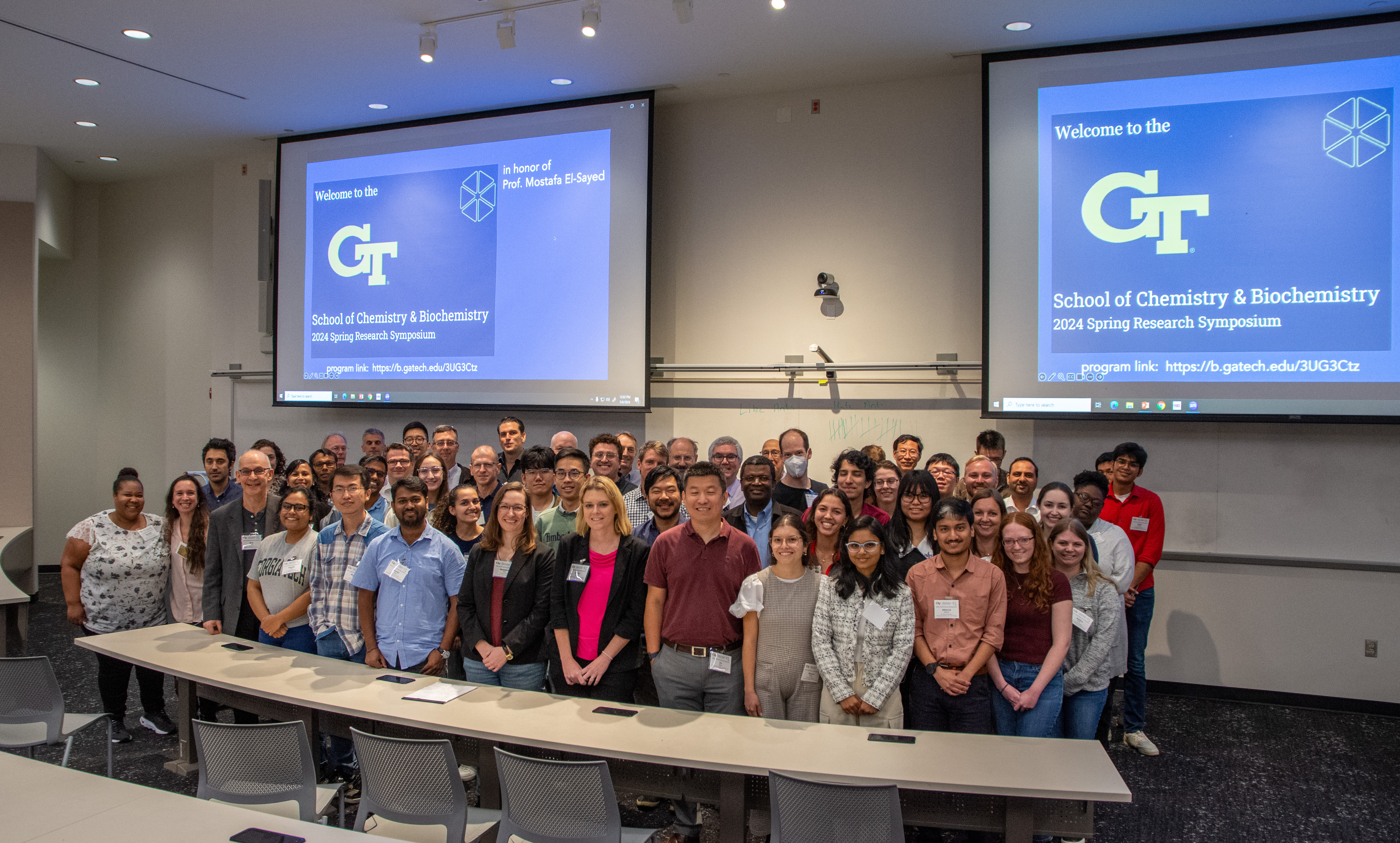 Participants in the 2024 Chemistry and Biochemistry Spring Symposium.