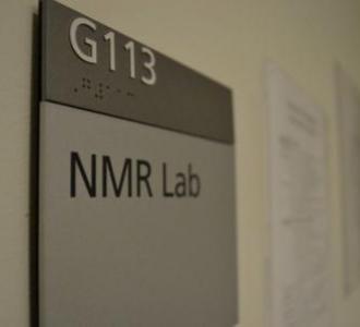 nmr lab door sign