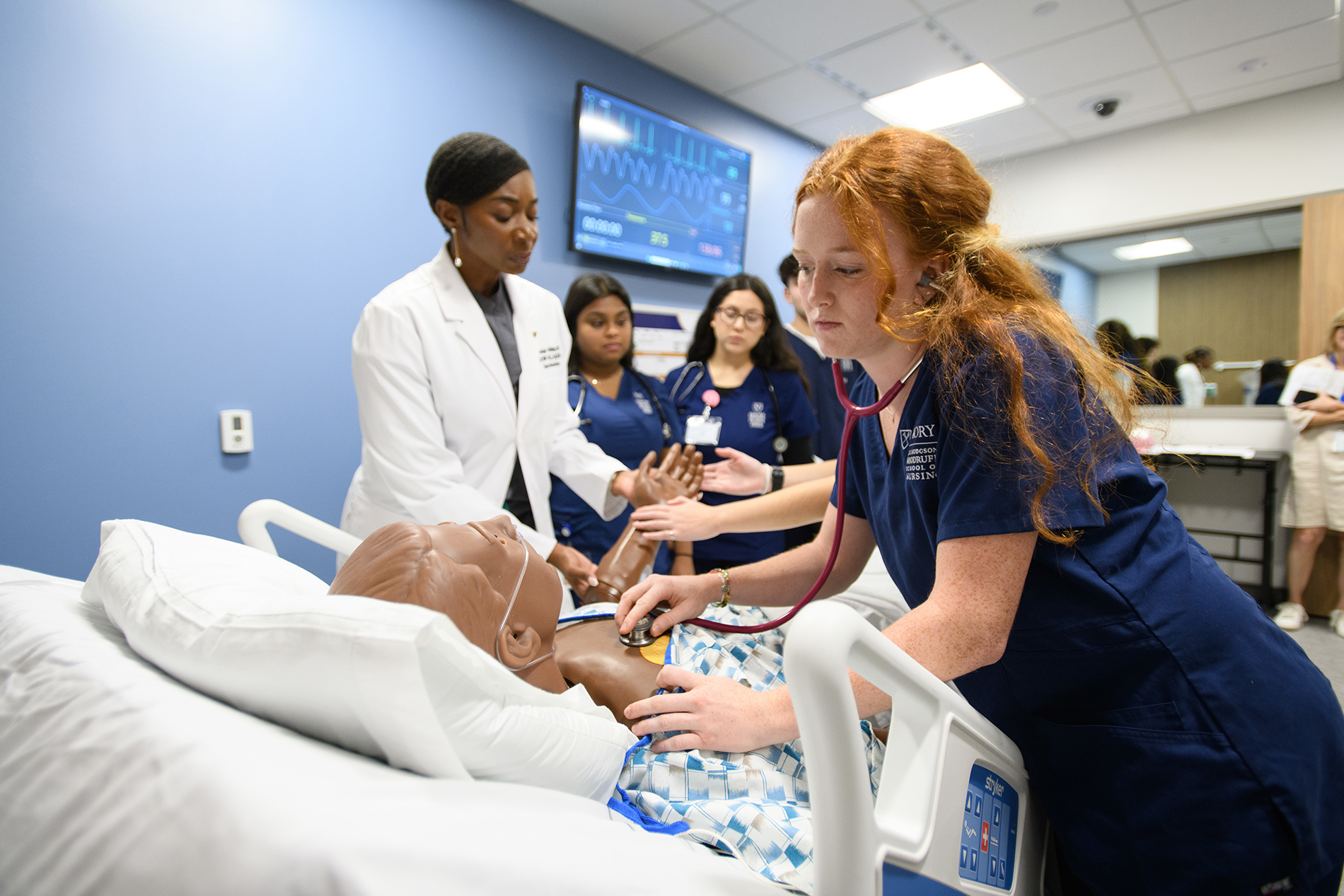 Nursing students at the Nell Hodgson Woodruff School of Nursing at Emory University Nursing students at the Nell Hodgson Woodruff School of Nursing at Emory University