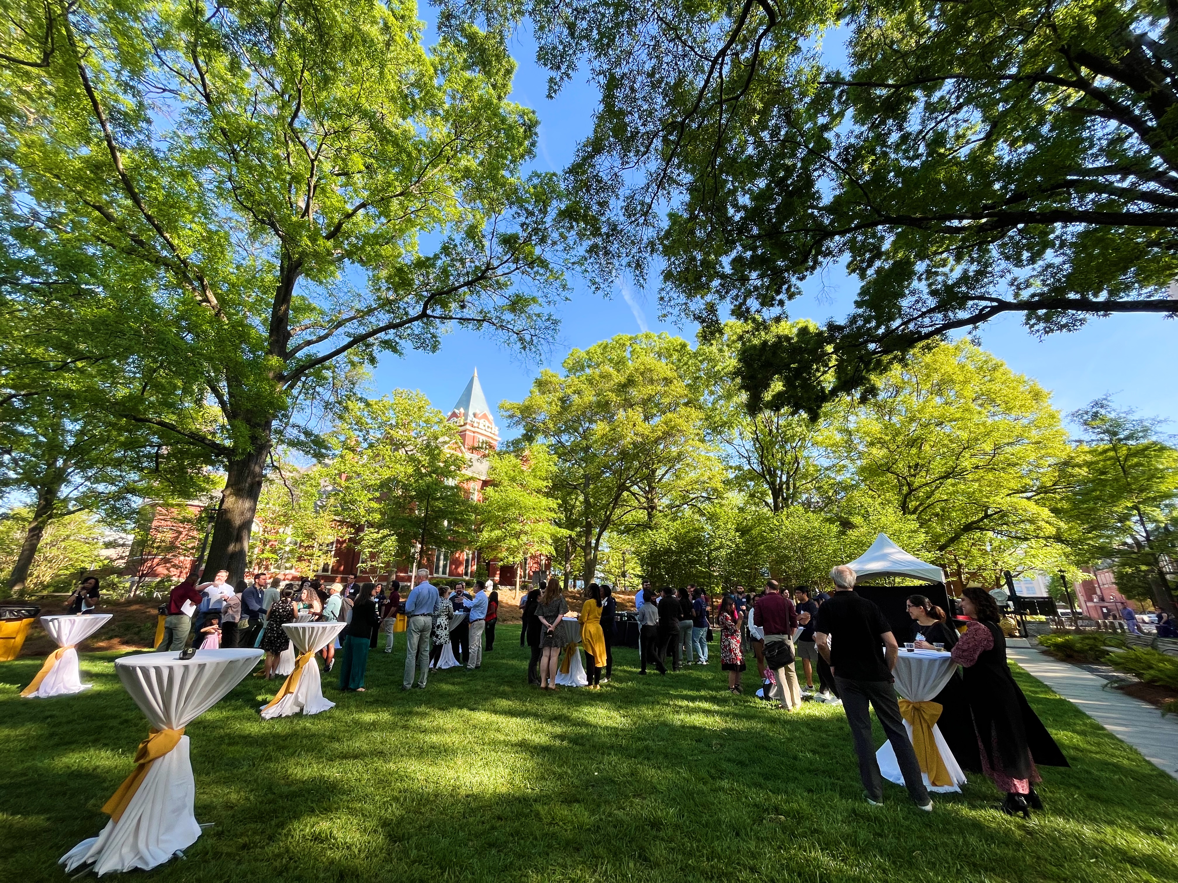 Harrison Square was the setting April 18 for the Spring Sciences Celebration of the College of Sciences. (Photo Jess Hunt-Ralston)

