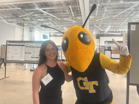 Frooman's Georgia Tech honors include the President’s Undergraduate Research Award and the Judith Priddy Award, given to a Panhellenic woman with demonstrated high scholarship and leadership.